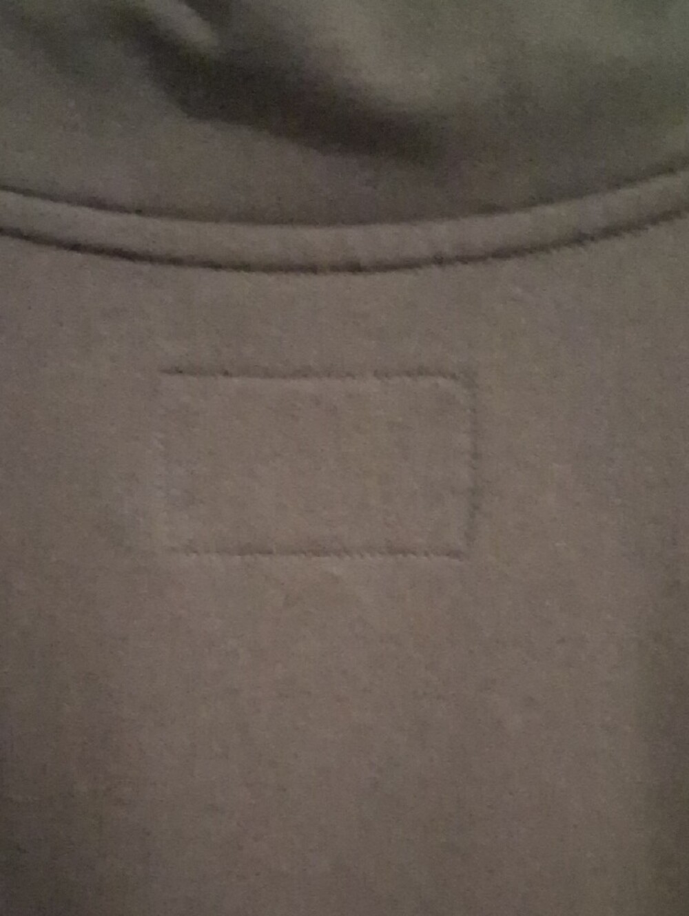 Banana Republic Olive Green Zip-Up Sweater with Dark Trim - Picture 4 of 5
